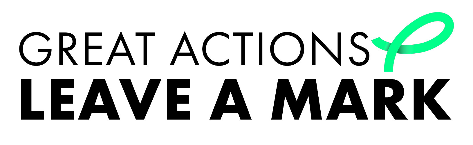 Great Actions Leave A Mark logo